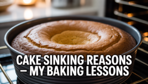 Cake Sinking Reasons - My Baking Lessons